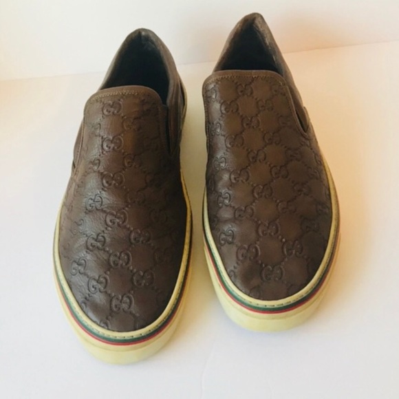Gucci Men’s slip sneakers size 14G - Picture 2 of 8